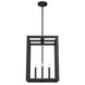 Squire Manor 4 Light 15 inch Matte Black Pendant Ceiling Light