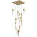 Canada 15 Light 24 inch Gold Chandelier Ceiling Light