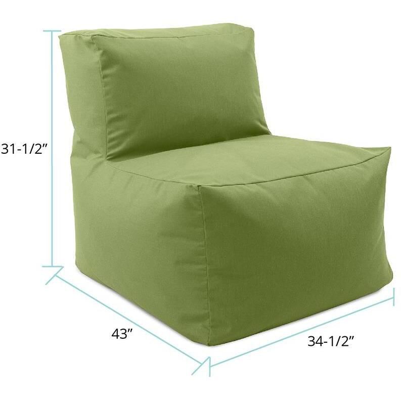Seascape Moss Outdoor Pouf Chair