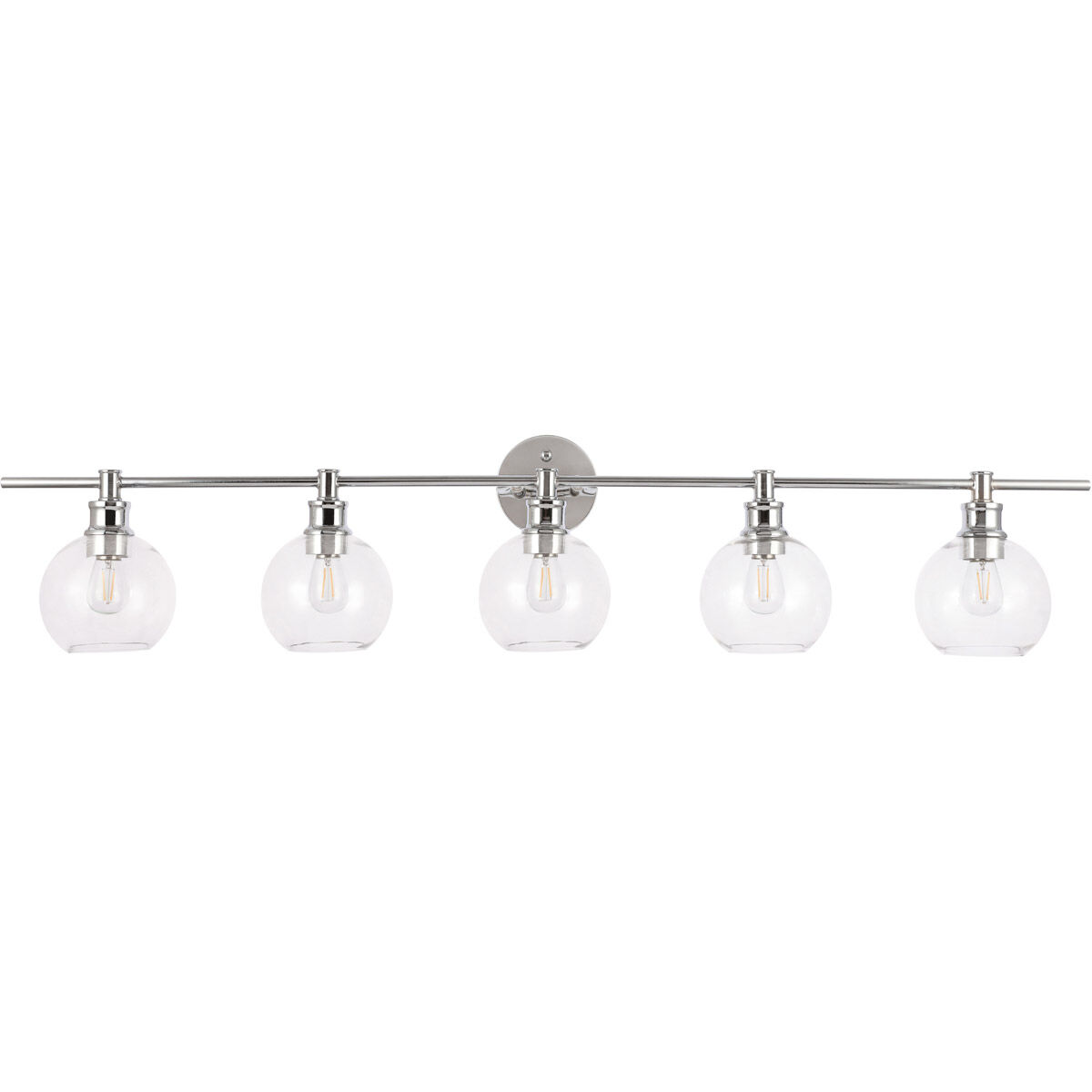 Collier 5 Light 47 inch Chrome Wall sconce Wall Light