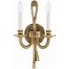 Lexsi Bath Wall Light in Olde Brass
