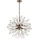 Crislett 6 Light 25 inch Sunglow Bronze Chandelier Ceiling Light