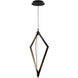 Tribeca LED 9 inch Black Pendant Ceiling Light in 2700K, dweLED