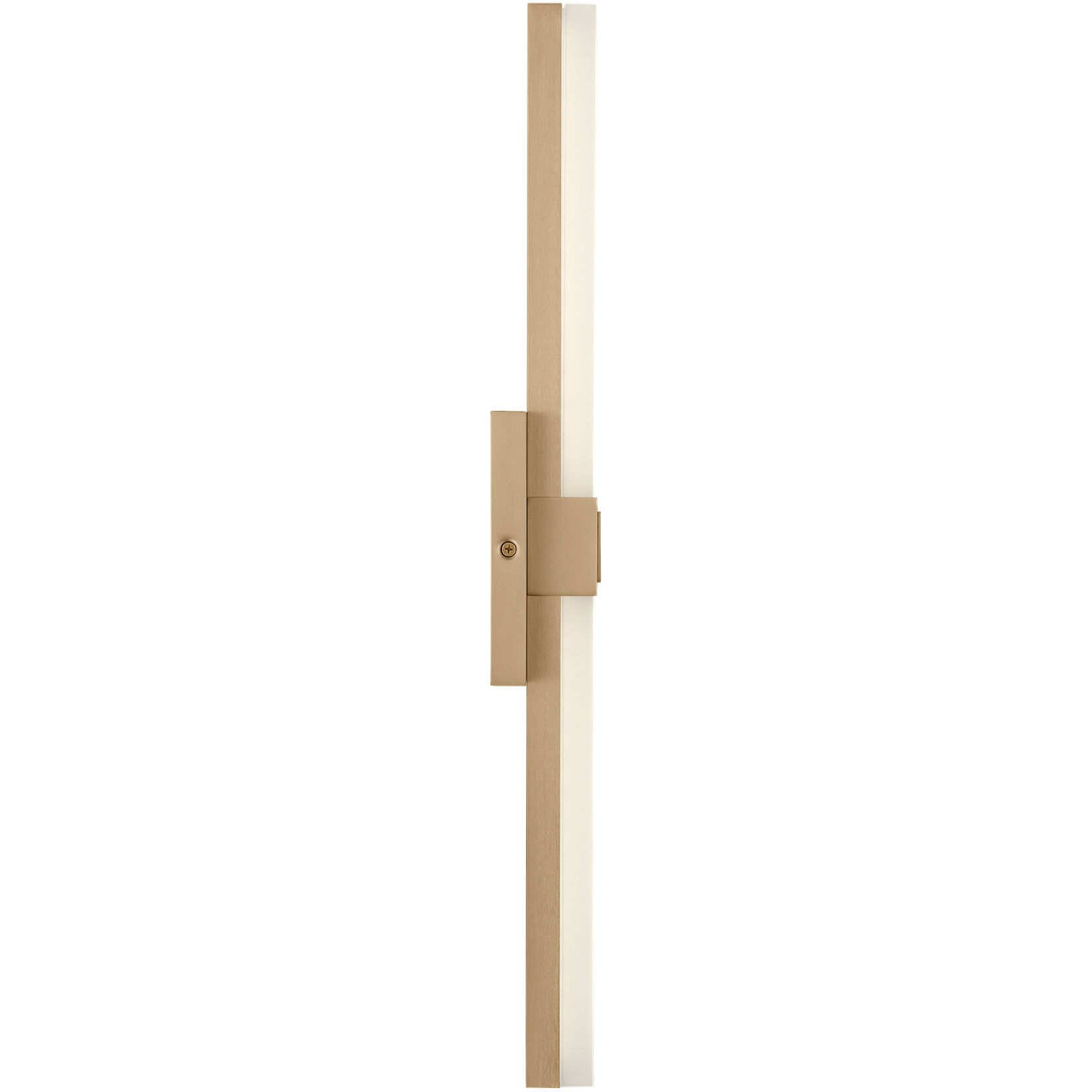 Fentress LED 24 inch Satin Brass Vanity Light Wall Light