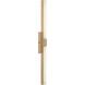 Fentress LED 24 inch Satin Brass Vanity Light Wall Light