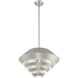 Amsterdam 1 Light 18 inch Brushed Nickel Mini Pendant Ceiling Light