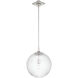 Orly 1 Light 14 inch Polished Nickel Pendant Ceiling Light