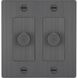 2G 100-120 Smoked Bronze Dimmer Switch, LED