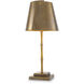Seraphina 24.8 inch 60 watt Vintage Brass Table Lamp Portable Light