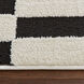 Optika 90 X 63 inch Black/White Rug in 5 x 7