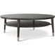 Stratton Street 48 X 48 inch Fumed Cocktail Table, Wooden, Round, Spencer Green Park