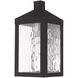 Nyack 1 Light 11 inch Black Outdoor Wall Lantern