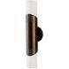 Exelsior 2 Light 3.5 inch Matte Swirl ADA Sconce Wall Light