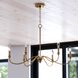 Annabelle 6 Light 30 inch Muted Brass Chandelier Ceiling Light