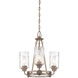 Gramercy Park 3 Light 18 inch Old Satin Brass Chandelier Ceiling Light