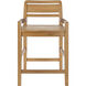 Uintah 37 inch Top: Brown; Base: Tan Counter Stool