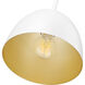 Vega Pendant Ceiling Light in Matte White