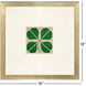 Four Leaves Multi and Green and Yellow and Pink Framed Art, Propac