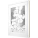 Spring Cascade / Spring Tumble White and Gray and Metallic Framed Art, The Studio
