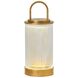 Sean Lavin Tawa 11 inch 2.20 watt Natural Brass Outdoor Rechargeable Table Lamp