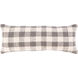 Malcom 30 X 12 inch Butter/Charcoal/Cream Pillow Kit, Lumbar