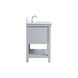 Clement 36 X 22 X 34.13 inch Grey Bathroom Vanity Cabinet