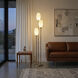 Willows 71 inch 4 watt Weathered Brass Floor Lamp Portable Light