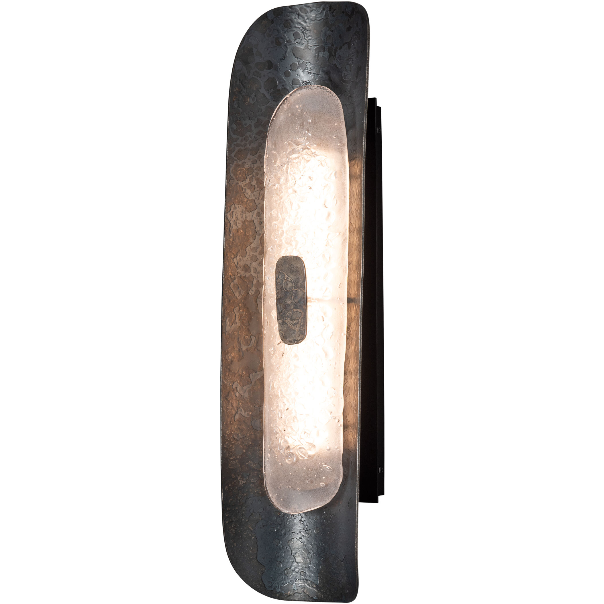 Shield LED 7 inch Black and Clear Steel ADA Wall Sconce Wall Light