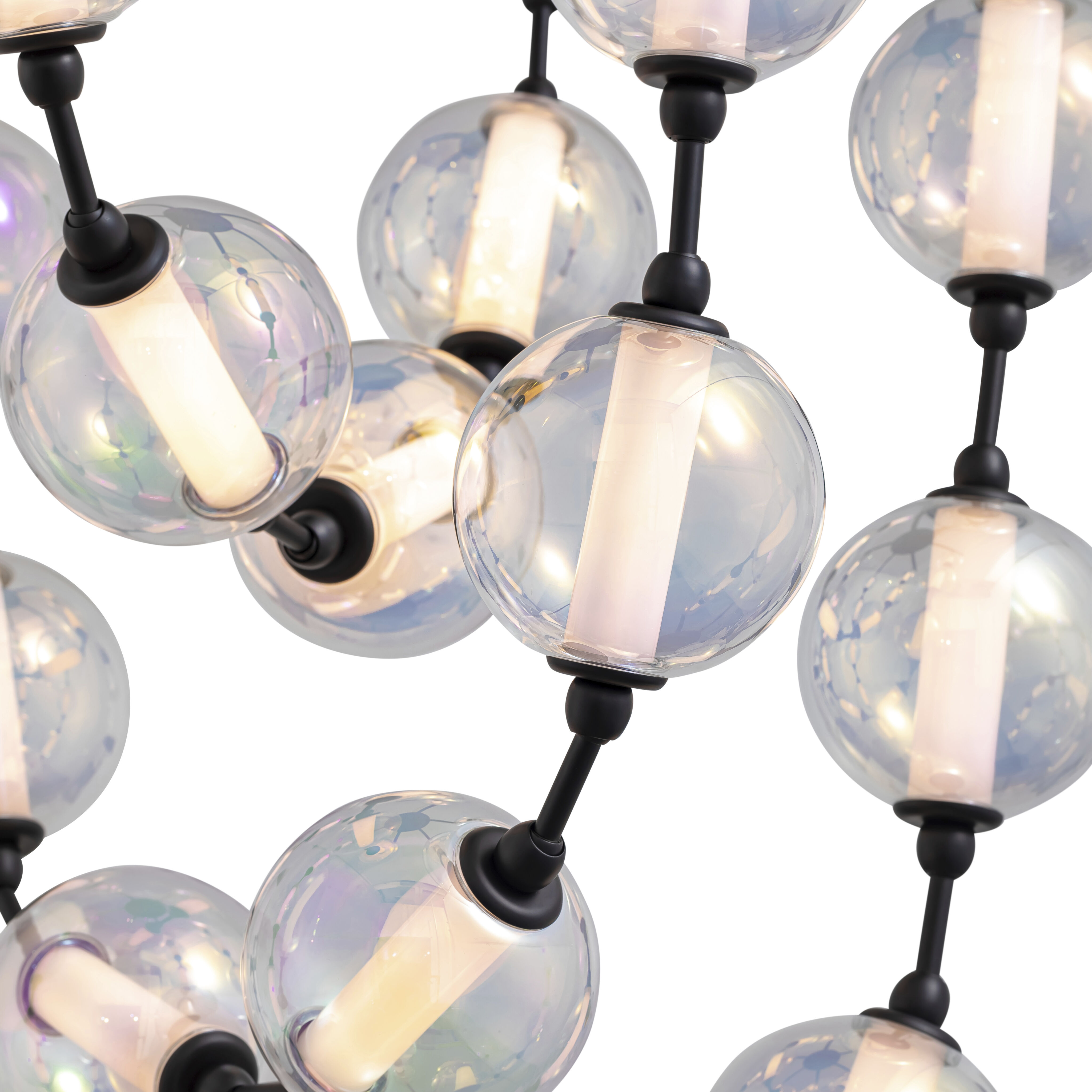 Pearla Pendant Ceiling Light in Matte Black