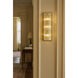 Morgan 3 Light 7.5 inch Satin Brass ADA Wall Sconce Wall Light