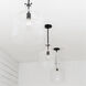 Elijah 1 Light 12 inch Matte Black Pendant Ceiling Light