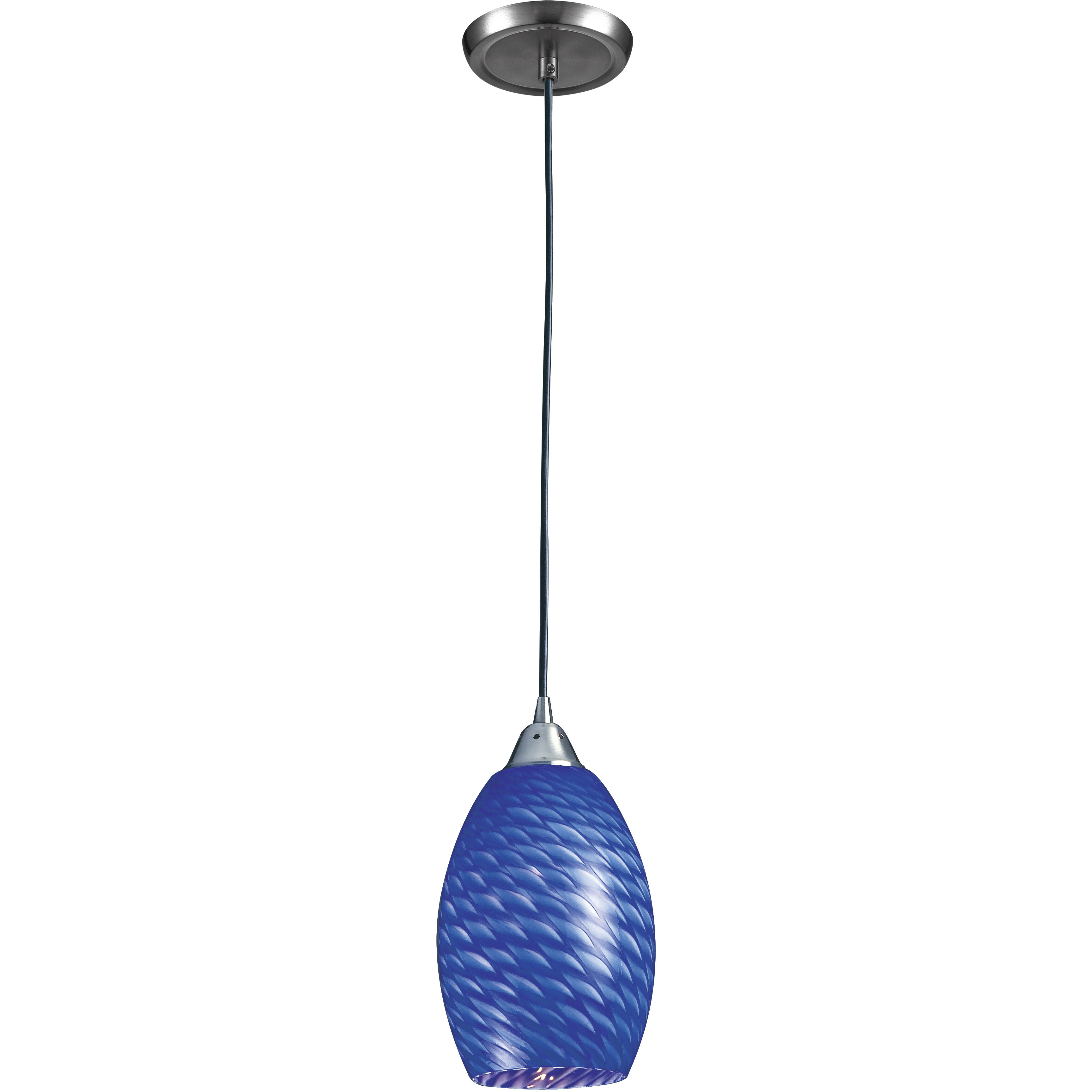 Mulinello 1 Light 6 inch Satin Nickel Mini Pendant Ceiling Light