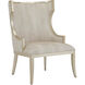 Garson Silver Leaf and Fresh Files Linen Chair
