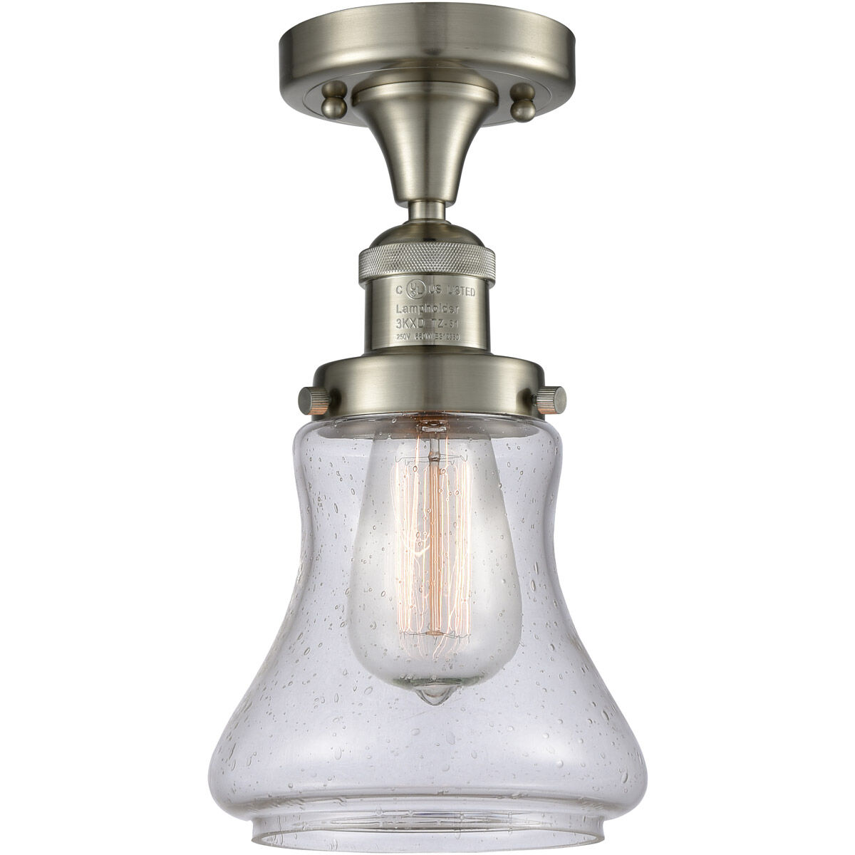 Franklin Restoration Bellmont 1 Light 6.25 inch Semi-Flush Mount