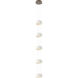 Torno LED 6.4 inch Burnished Bronze with Chalk Stack Pendant Ceiling Light