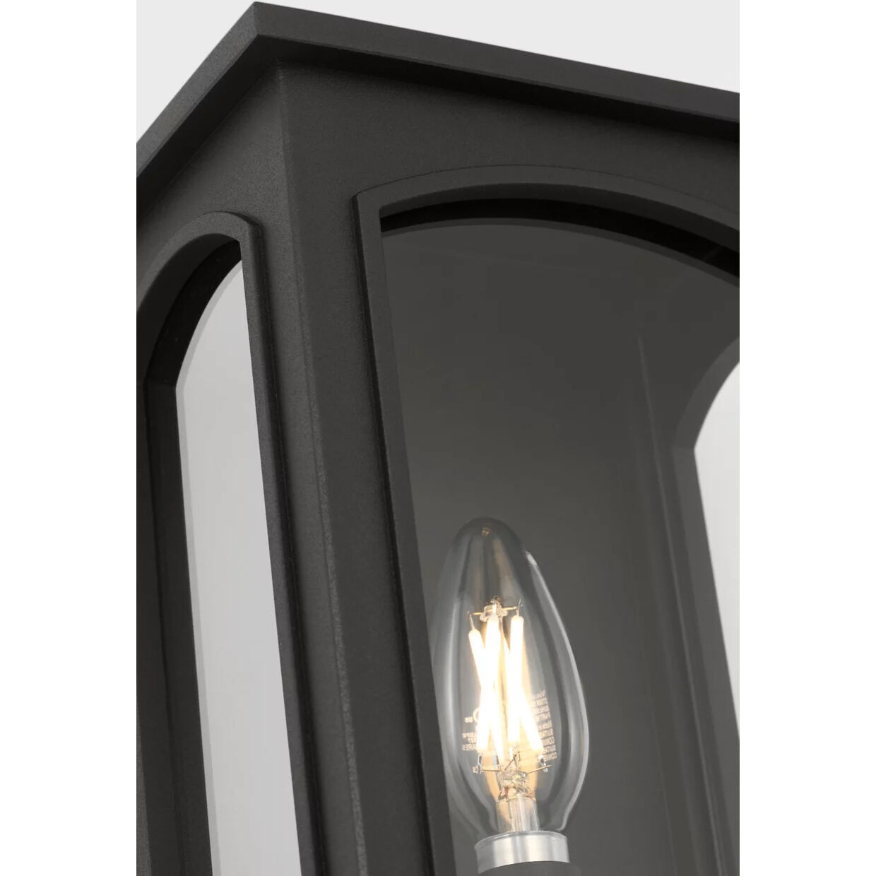 C&M by Chapman & Myers Modesto 1 Light 12.38 inch Textured Black Outdoor Wall Lantern