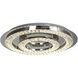 Canada LED 22.8 inch Chrome Flush Mount Ceiling Light