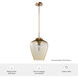 Vidria 1 Light 12 inch Alturas Gold Pendant Ceiling Light