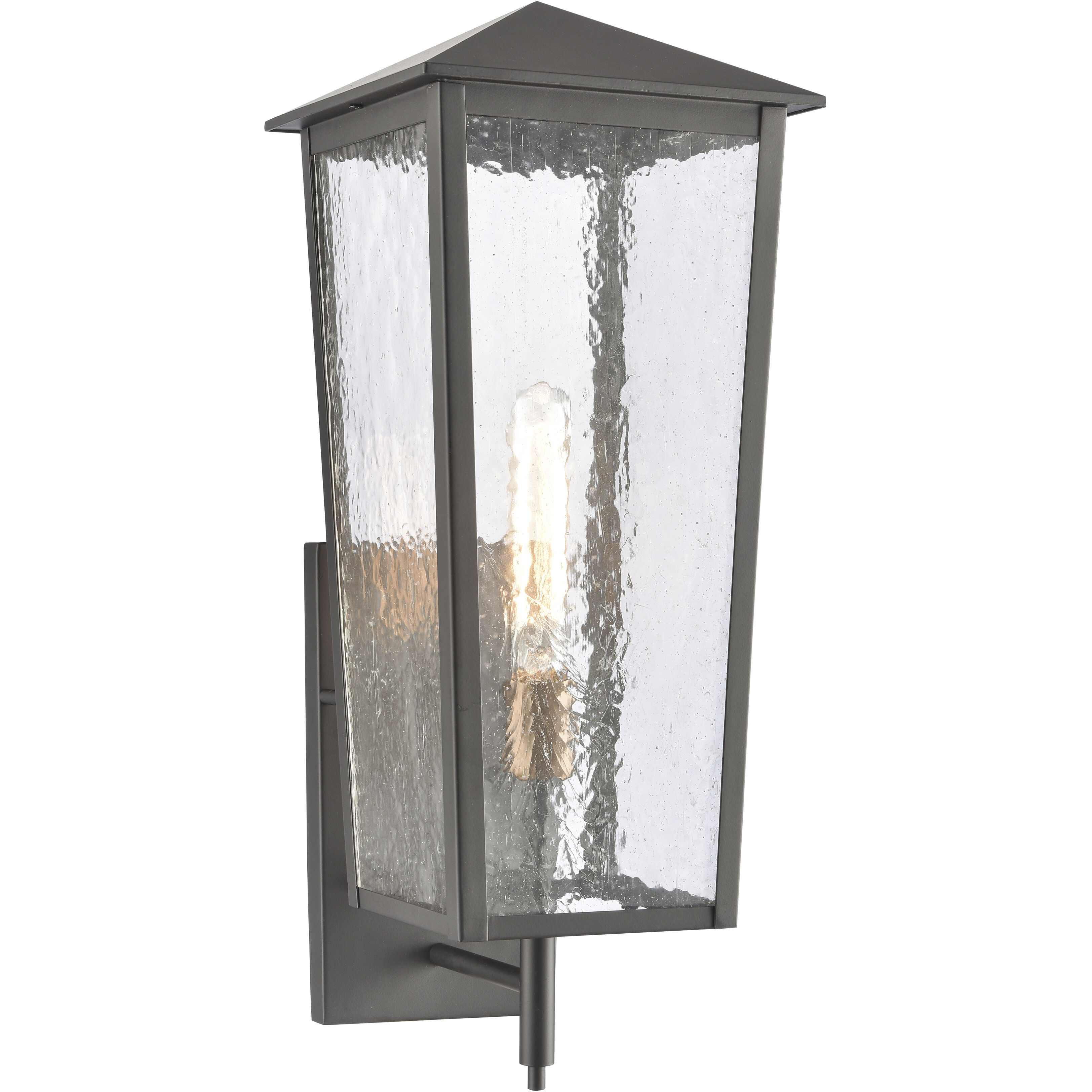 Marquis 1 Light 23 inch Matte Black Outdoor Sconce