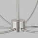 Greenwich 9 Light 32 inch Brushed Nickel Chandelier Ceiling Light