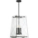 Kole 4 Light 14 inch Matte Black Pendant Ceiling Light, Essentials