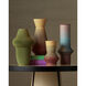 Green Plisse 14.25 X 8.5 inch Vase, Large