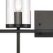Oakland 4 Light 32.5 inch Black Vanity Light Wall Light