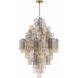Addis 20 Light 31.5 inch Aged Brass Chandelier Ceiling Light in Autumn