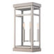 Hopewell 2 Light 18 inch Brushed Nickel Outdoor Wall Lantern
