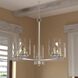 Park Ridge 5 Light 21 inch Satin Nickel Chandelier Ceiling Light