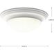 Alabaster Glass 3 Light 16.63 inch White Flush Mount Ceiling Light