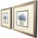 Bluebells Blue and Gray and White and Green Framed Art, Propac