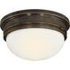 Chapman & Myers Marine 2 Light 12.75 inch Flush Mount