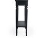 Masterpiece Aubrey  29 X 11 inch Plum Black Console/Sofa Table